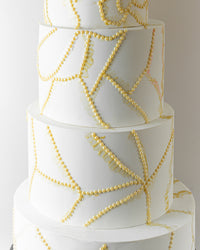 Golden line wedding birthday engagement corporate cakes near me