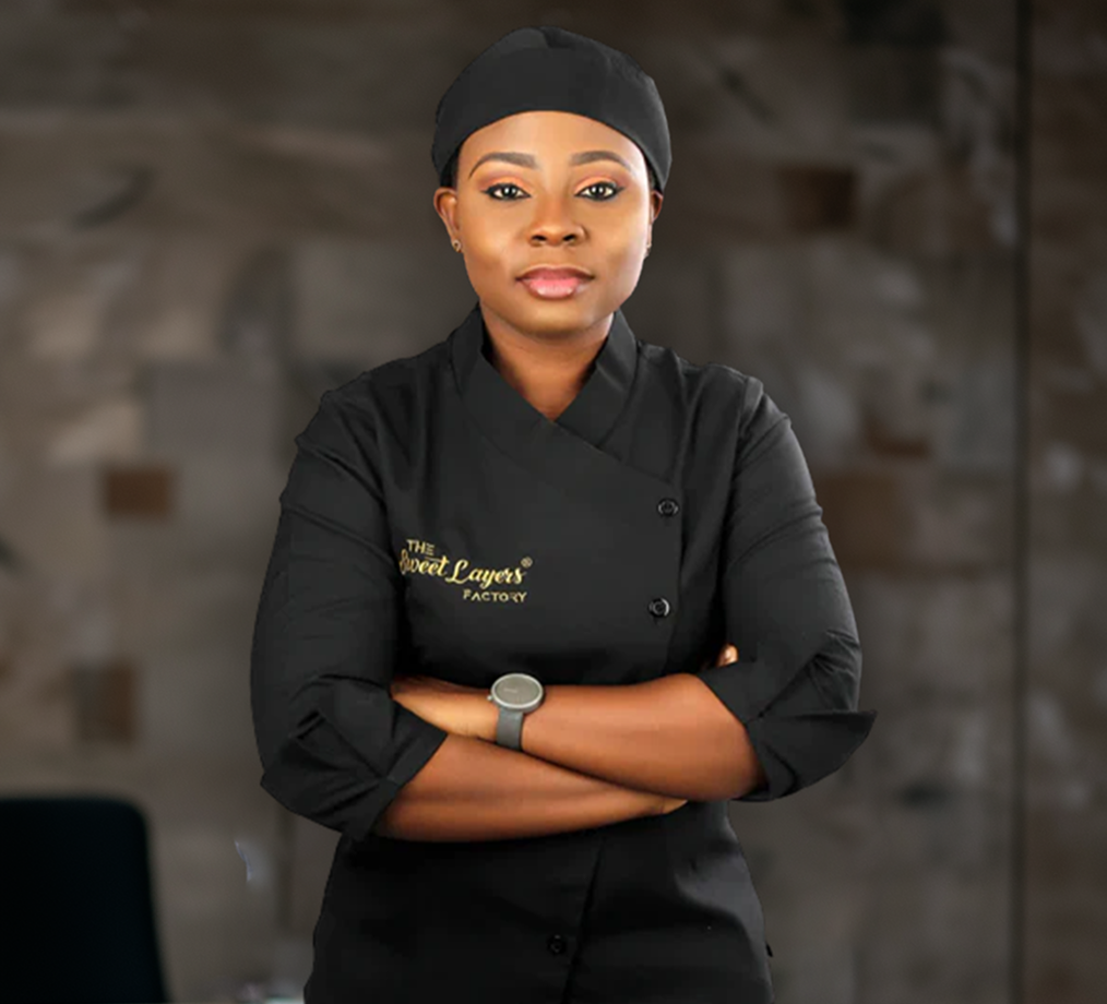 Mide, founder of The Sweet Layers Factory
