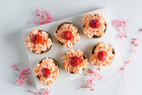 Strawberry Silk style cupcakes