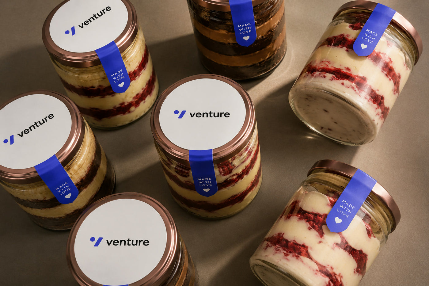 Corporate cake jar 12-pack