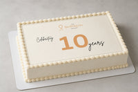 Custom corporate anniversary sheet cake