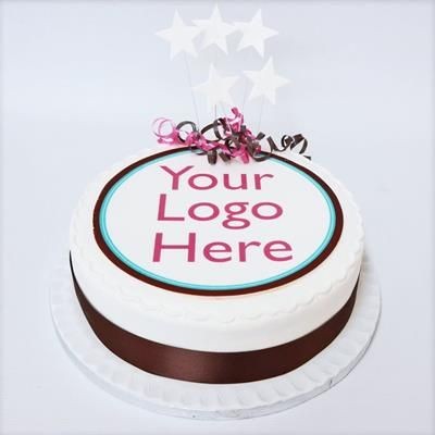 Corporate Round Cake