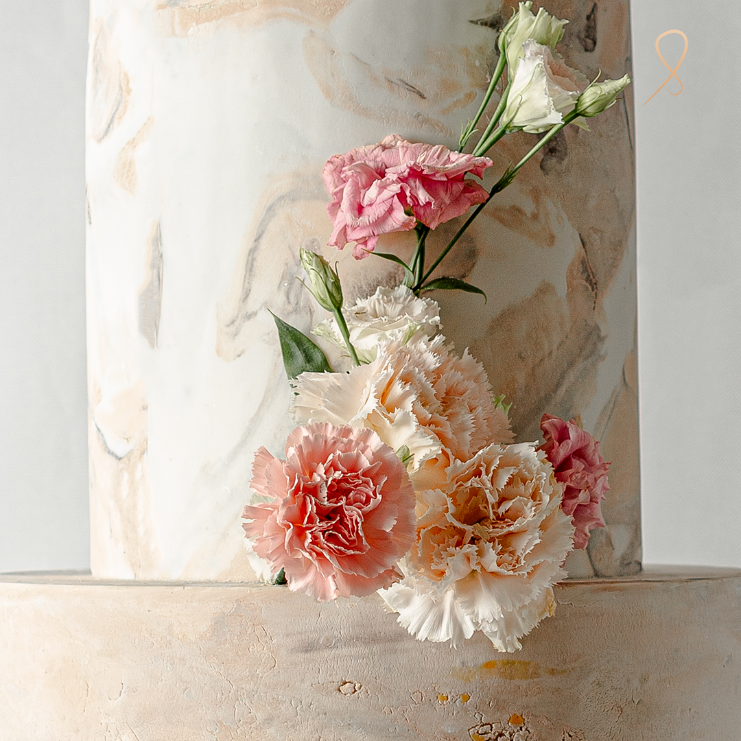 Floral Marble Elegance