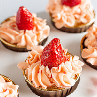 Strawberry Silk Cupcakes